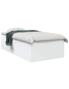 Struttura letto a pavimento Bianco 80 x 200 cm 2
