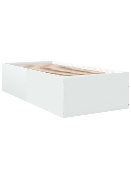Struttura letto a pavimento Bianco 80 x 200 cm