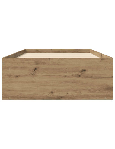 Telaio del letto con storage Rovere Artigianale 80 x 200 cm
