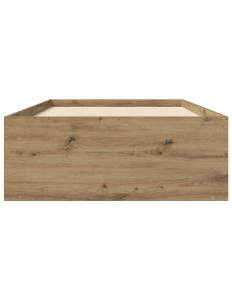 Telaio del letto con storage Rovere Artigianale 80 x 200 cm
