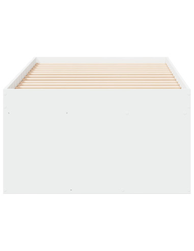 Telaio del letto con storage con cassetto Bianco 80 x 200 cm