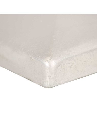 Tappi per Pali a Piramide 6 pz in Metallo Zincato 81x81 mm