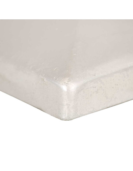 Tappi per Pali a Piramide 6 pz in Metallo Zincato 81x81 mm