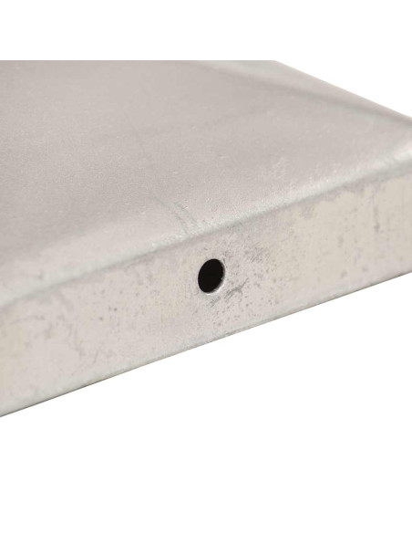 Tappi per Pali a Piramide 6 pz in Metallo Zincato 81x81 mm