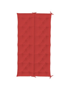 Cuscini per Panca 2 pz Rossi 200x50x7 cm in Tessuto Oxford