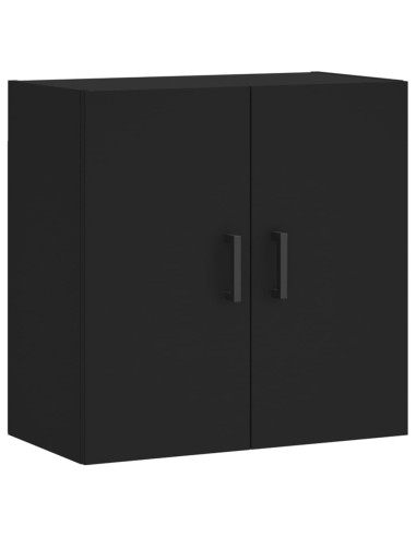 Armadietto a Muro Nero 60x31x60 cm in Legno Multistrato