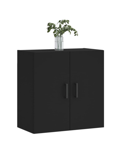 Armadietto a Muro Nero 60x31x60 cm in Legno Multistrato