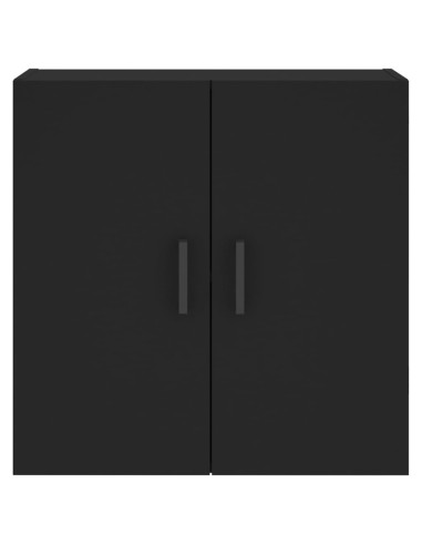 Armadietto a Muro Nero 60x31x60 cm in Legno Multistrato