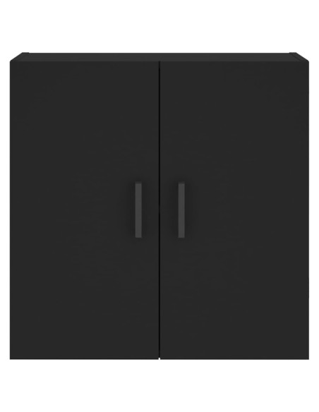 Armadietto a Muro Nero 60x31x60 cm in Legno Multistrato