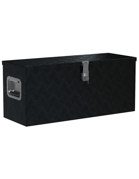 Cassetta in Alluminio Forma Trapezoidale 70x24x42 cm Argento
