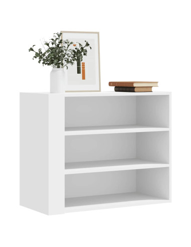 Armadietto a Muro Bianco 75x35x60 cm in Truciolato