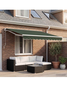Telo di ricambio per tenda da sole Verde Scuro 2,5 x 2 m