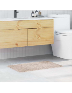 Tappetino da bagno antiscivolo Crema 50 x 80 cm PP