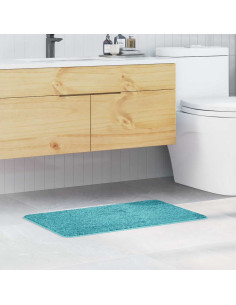 Tappetino da bagno antiscivolo Turchese 50 x 80 cm PP