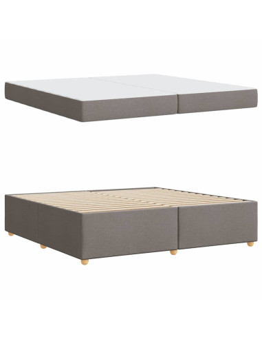 Struttura del letto con materasso Talpa 200 x 200 cm Tessuto