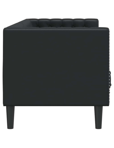 Divano Nero 194 x 74,5 x 70,5 cm PVC