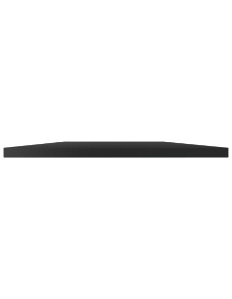 Ripiani per Libreria 8pz Nero Lucido 100x30x1,5cm Multistrato