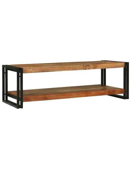 Tavolino da salotto Marrone Legno di Acacia Massello