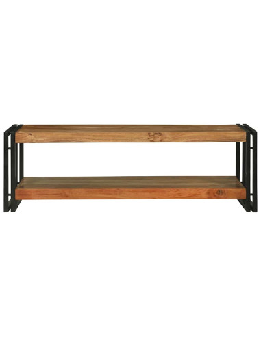 Tavolino da salotto Marrone Legno di Acacia Massello