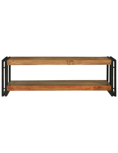 Tavolino da salotto Marrone Legno di Acacia Massello