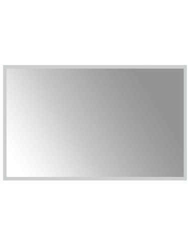 Specchio da bagno LED Trasparente 80 x 50 cm vetro temperato