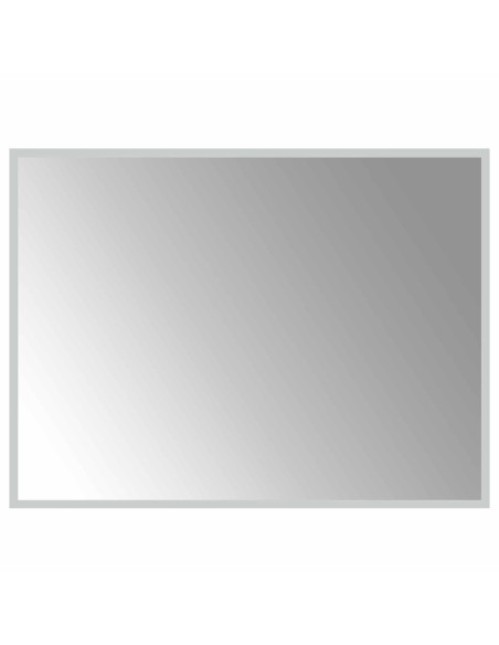 Specchio da bagno LED Trasparente 80 x 60 cm vetro temperato