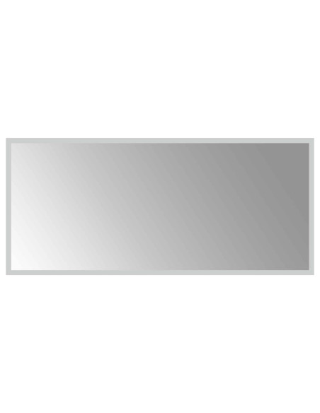 Specchio da bagno LED Trasparente 90 x 40 cm vetro temperato