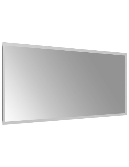 Specchio da bagno LED Trasparente 90 x 40 cm vetro temperato