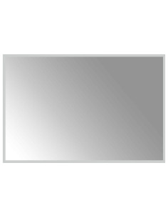 Specchio da bagno LED Trasparente 90 x 60 cm vetro temperato 2
