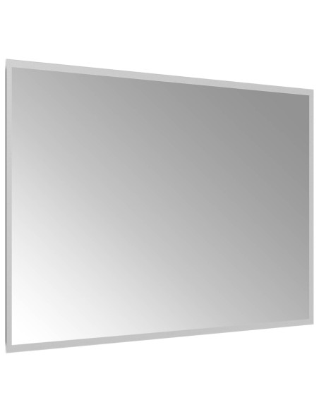 Specchio da bagno LED Trasparente 90 x 60 cm vetro temperato
