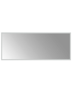 Specchio da bagno LED Trasparente 100 x 40 cm vetro temperato 2