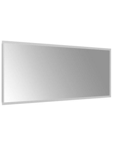 Specchio da bagno LED Trasparente 100 x 40 cm vetro temperato