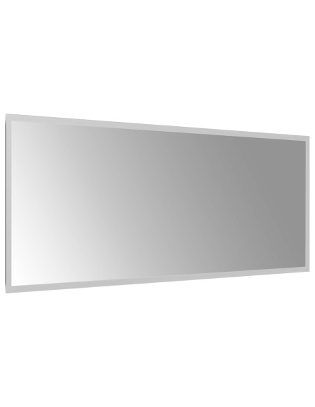 Specchio da bagno LED Trasparente 100 x 40 cm vetro temperato