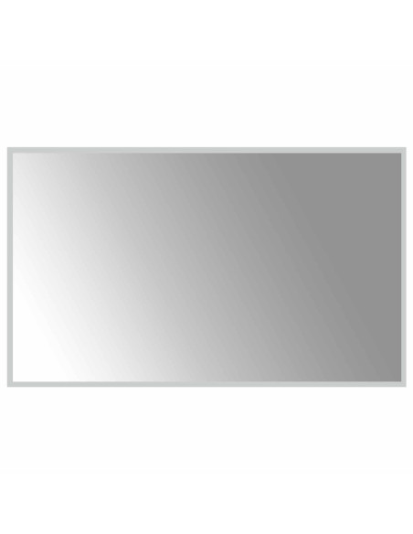 Specchio da bagno LED Trasparente 100 x 60 cm vetro temperato