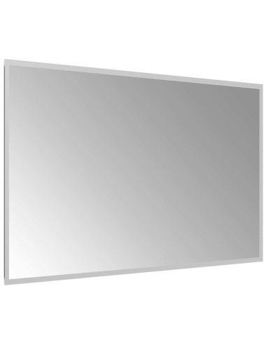Specchio da bagno LED Trasparente 100 x 60 cm vetro temperato