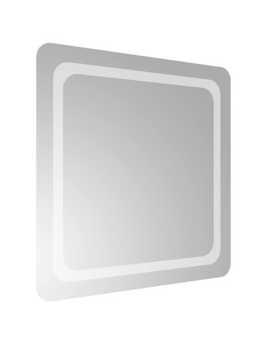 Specchio da bagno LED Trasparente 60 x 60 cm vetro temperato