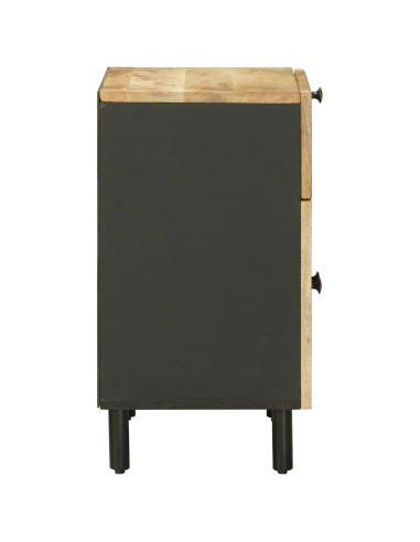 Comodino Naturale 50 x 33 x 60 cm Legno di mango massello