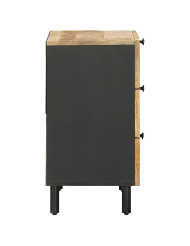 Comodino Naturale 50 x 33 x 62 cm Legno di mango massello