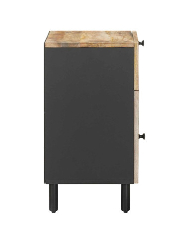 Comodino Naturale 50 x 33 x 60 cm Legno di mango massello