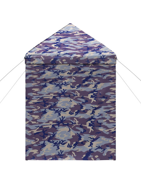 Gazebo Pop-up con 4 Pareti 3 x 3 m Blu Cacciatore
