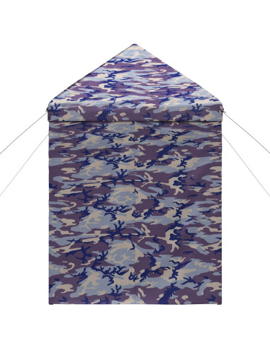Gazebo Pop-up con 4 Pareti 2 x 2 m Blu Cacciatore
