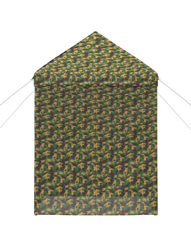 Tendone con 4 Pareti Laterali 3 x 3 m Camouflage Militare