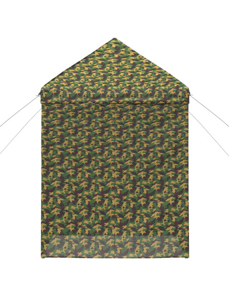 Tendone con 4 Pareti Laterali 3 x 3 m Camouflage Militare