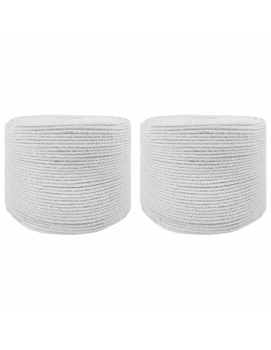 Corda 2 pcs Bianco Cotone