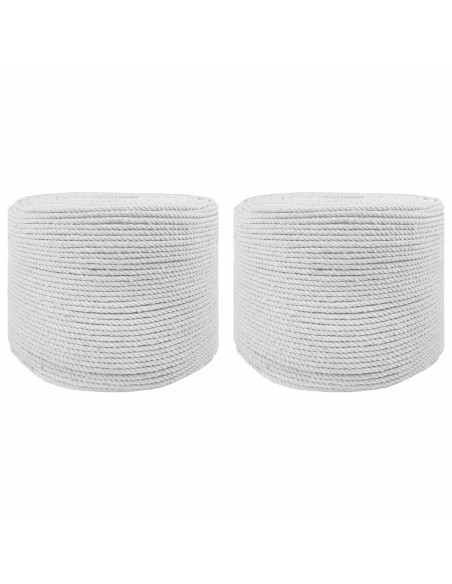 Corda 2 pcs Bianco Cotone