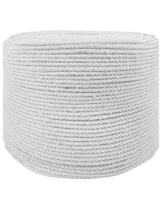 Corda Bianco 0,4 x 0,4 x 10000 cm Cotone