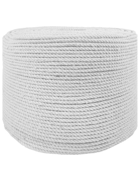Corda Bianco 0,4 x 0,4 x 50000 cm Cotone