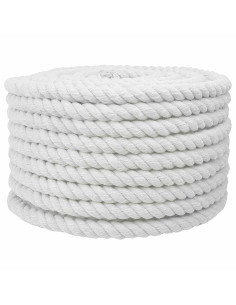 Corda Bianco 2,4 x 2,4 x 2500 cm Cotone