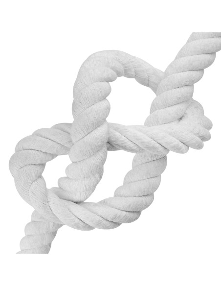 Corda Bianco 6 x 6 x 500 cm Cotone