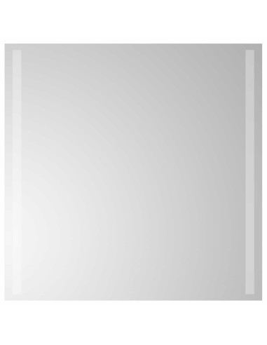 Specchio da bagno LED Trasparente 60 x 60 cm vetro temperato